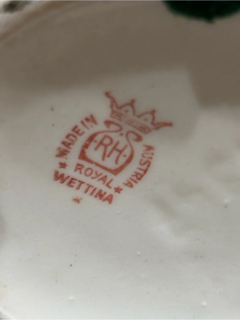 Antique porcelain royal wettina austria vase